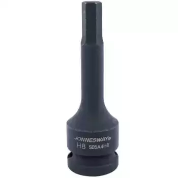 насадка торцевая! ударная шестигранная 1/2DR'', H8, 78 мм\ S05A4H8 JONNESWAY
