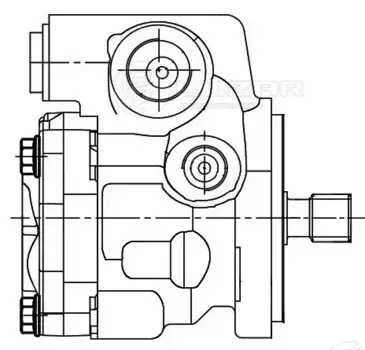 Насос гидроусилителя руля LUZAR LPS 0310