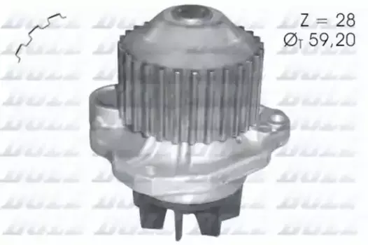 Насос системы охлаждения (помпа) DOLZ C-123