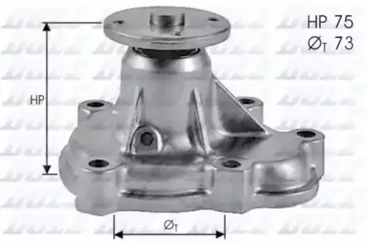 Насос системы охлаждения (помпа) DOLZ O-143
