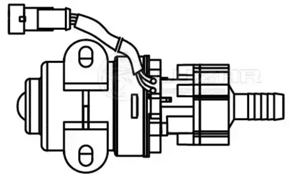 Насос системы охлаждения (помпа) LUZAR LWP 0306