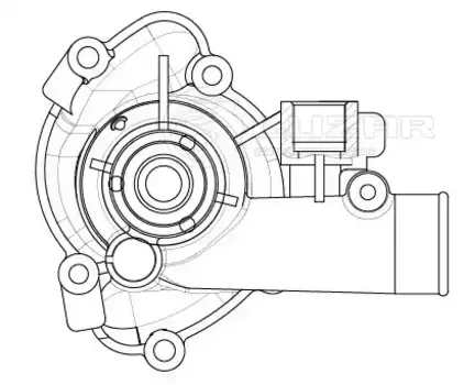 Насос системы охлаждения (помпа) LUZAR LWP 0309