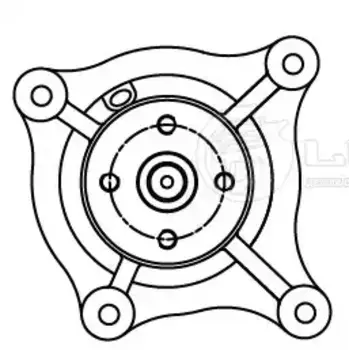 Насос системы охлаждения (помпа) LUZAR LWP 0804