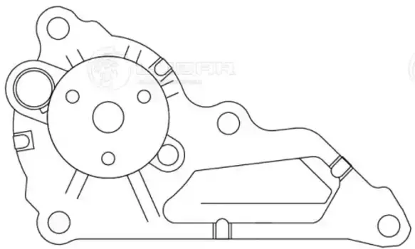 Насос системы охлаждения (помпа) LUZAR LWP 0901