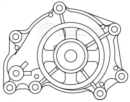 Насос системы охлаждения (помпа) LUZAR LWP 1160