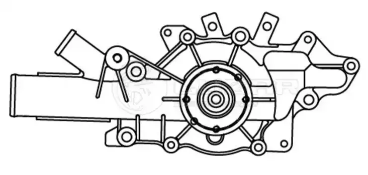 Насос системы охлаждения (помпа) LUZAR LWP 15700