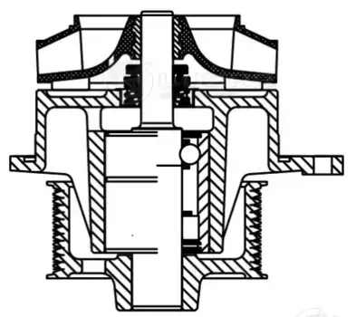 Насос системы охлаждения (помпа) LUZAR LWP 16553