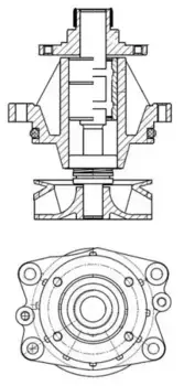 Насос системы охлаждения (помпа) LUZAR LWP 26105