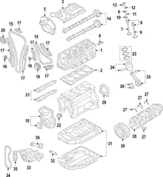натяжитель цепи!\ Audi A4 Allroad 2.0 09>, Skoda Octavia 1.8 12> 06K109507G VAG
