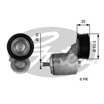 натяжной ролик ремня НО!\ Chery Fora/M11/Tiggo T38414 GATES