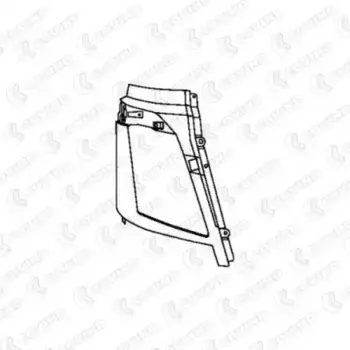 облицовка фары! правая\ VOLVO FH EURO6 4FH/134 COVIND