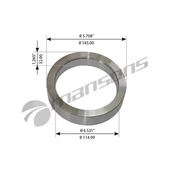 обойма ступицы! задн. ось 115x145x32\ MAN, MB 700.222 MANSONS