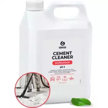 очиститель после ремонта! 'Cement Cleaner' (канистра 5.5кг)\ 125305 GRASS