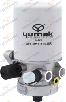 однокамерный осушитель воздуха !12.5bar,без подогрева\Iveco 03.04.010 YUMAK