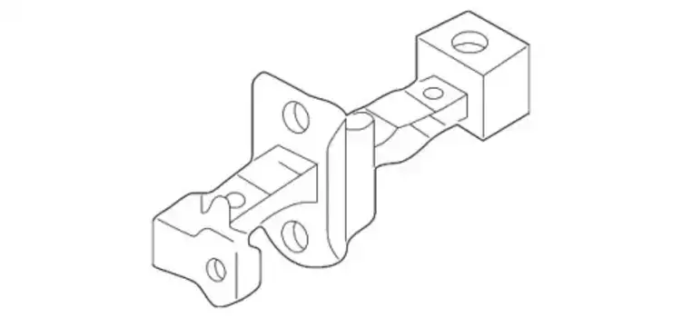 Ограничитель открывания двери авто MITSUBISHI 5702A084
