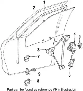 Ограничитель открывания двери авто MITSUBISHI MB517470