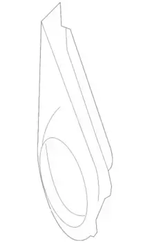 ОКАНТОВКА ЛЕВОЙ ПТФ KA0H50C21A MAZDA