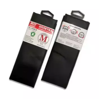 оплетка на руль! эко-кожа, GL-304M-B, размер M, черный перфорированная\