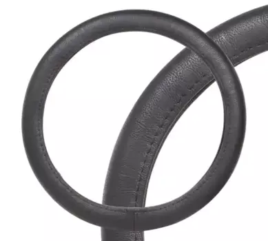 Чехол на руль AIRLINE AWC-RS-10M экокожа размер M 37-39 см