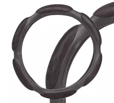 Чехол на руль AIRLINE AWC-SS-08M экокожа размер M 37-39 см