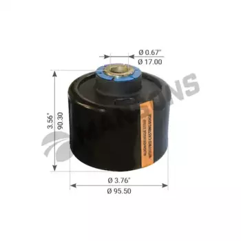 опора подвески кабины !передняя 0.66'x3.80\FRL Argosy