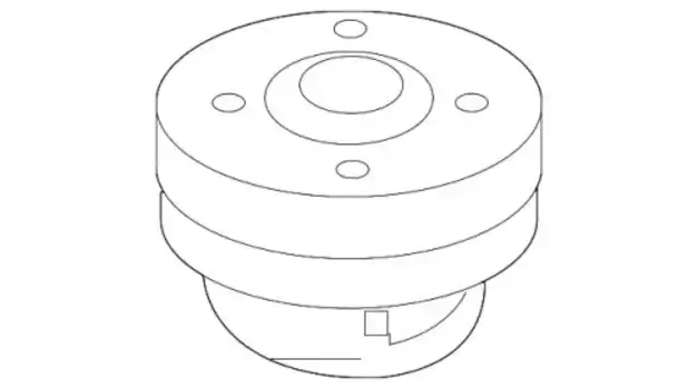 опора пружины подвески!\Mercedes-Benz W164 164 320 00 56 MB