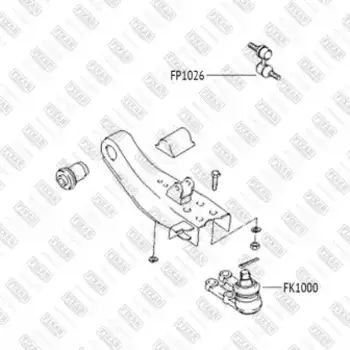 Шаровая опора FIXAR FK1000