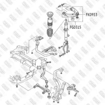опора шаровая!\ Mazda 6 02>