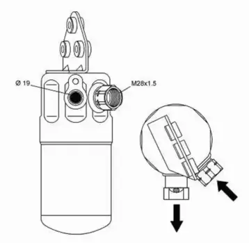 осушитель кондиционера!\ Audi A6 2.7T/2.5TDi 00-05