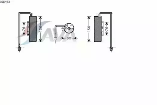 Осушитель кондиционера AVA OLD453
