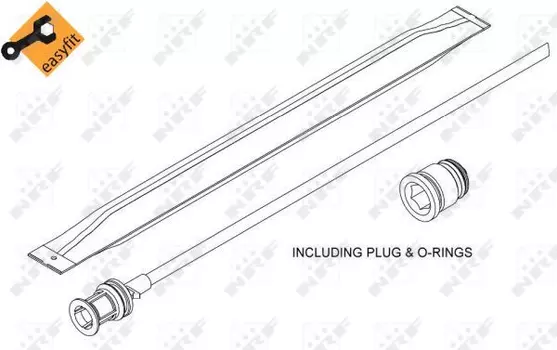 осушитель кондиционера!\ MB W204 1.8i 07>/X204 2.2CDI 08>