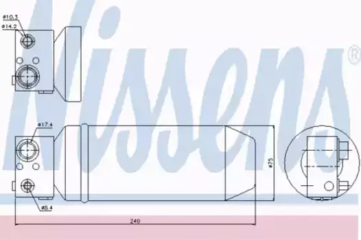 Осушитель кондиционера NISSENS 95113