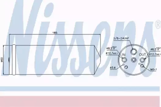 Осушитель кондиционера NISSENS 95134