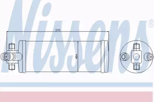 Осушитель кондиционера NISSENS 95344