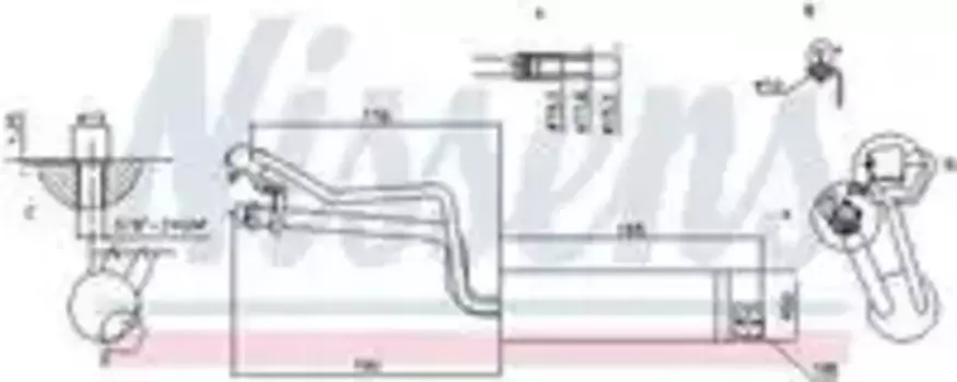 Осушитель кондиционера NISSENS 95448