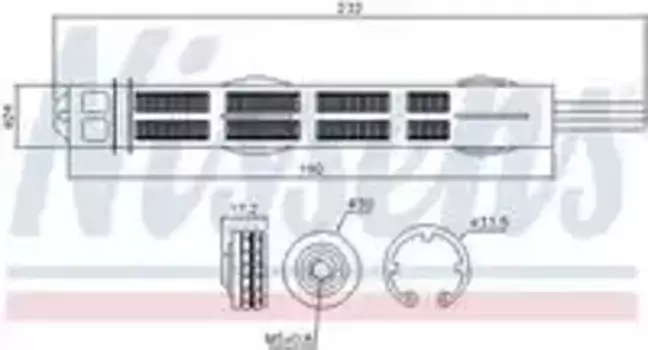 Осушитель кондиционера NISSENS 95455