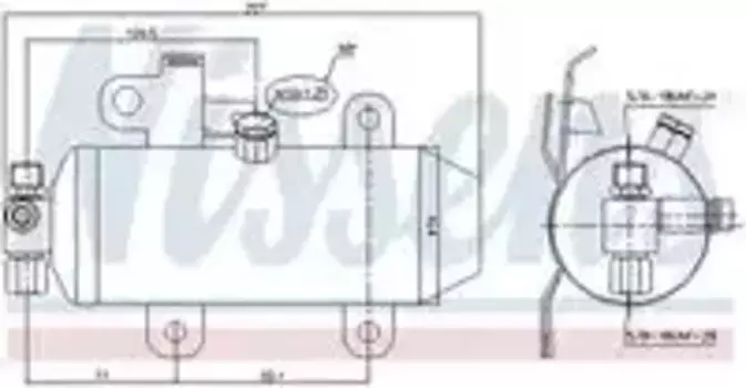 Осушитель кондиционера NISSENS 95459