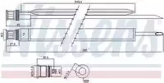 Осушитель кондиционера NISSENS 95465