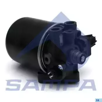 осушитель воздуха! однокамерный\ Omn Iveco EuroCargo/Trakker/Tech/Star 094.069-01 SAMPA