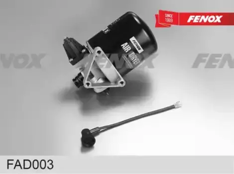 осушитель воздуха! с подогрев и картриджем, ан.4324101020, разъем М27x1, 4 отв.\МАЗ, КАМАЗ FAD003 FENOX