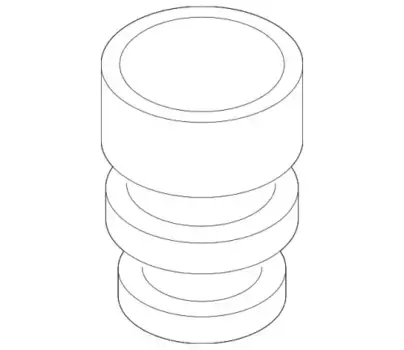 отбойник амортизатора переднего!\ VW Tiguan 08>/Touran all 03> 1K0412303M VAG