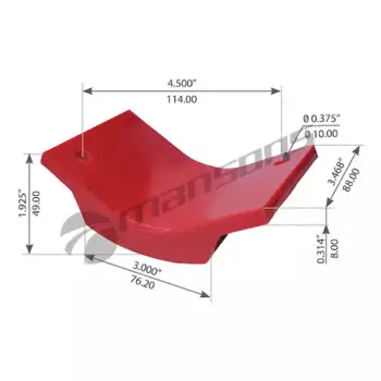 Отбойник рессоры MANSONS 580.015