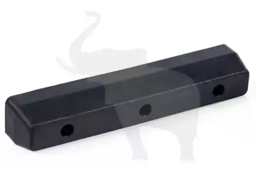 отбойник резиновый! 375,5x65x68мм, отв. 3x10 \SCHMITZ 1013554