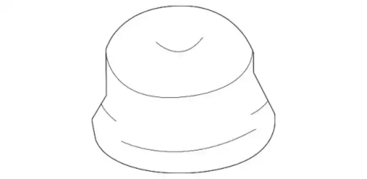 отбойник заднего амортизатора!\ Mitsubishi Colt/ Eclipse/Galant/Lancer/Pajero 90-04 MB338614