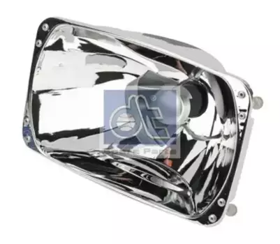 отражатель фары !прямоуг. лампа H4 \Scania 82/92/93/112/113/142/143 1.21238 DT