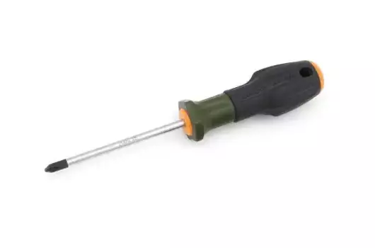 отвертка! крестовая c трехкомпонентной рукояткой PH1х100мм\ 722014 ДЕЛО ТЕХНИКИ