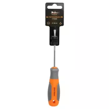 отвертка шлицевая с эргономичной рукояткой sl4.0x0.8x100мм !\ AT-SS4-02 AIRLINE