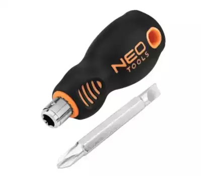 отвертка! универсальная, (шлиц-крест) 6.0 мм x PH2\ 04-201 NEO