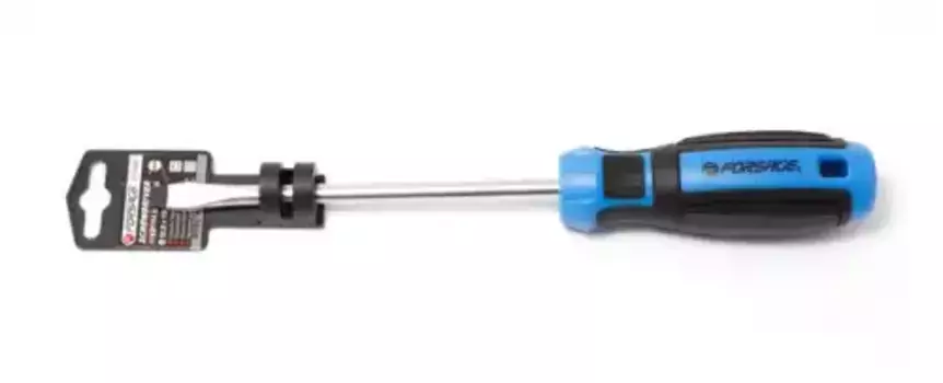 отвёртка шлицевая! SL8 150мм магнитная (подвес)\ F-7131508 FORSAGE