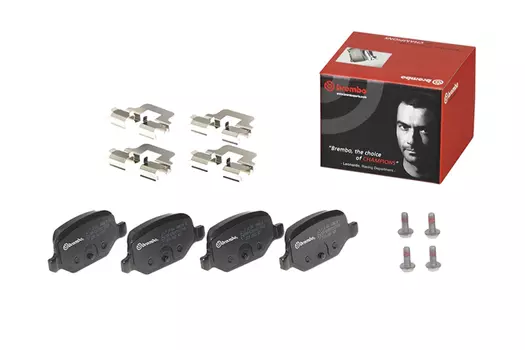 Тормозные колодки дисковые задняя ось BREMBO P 23 064